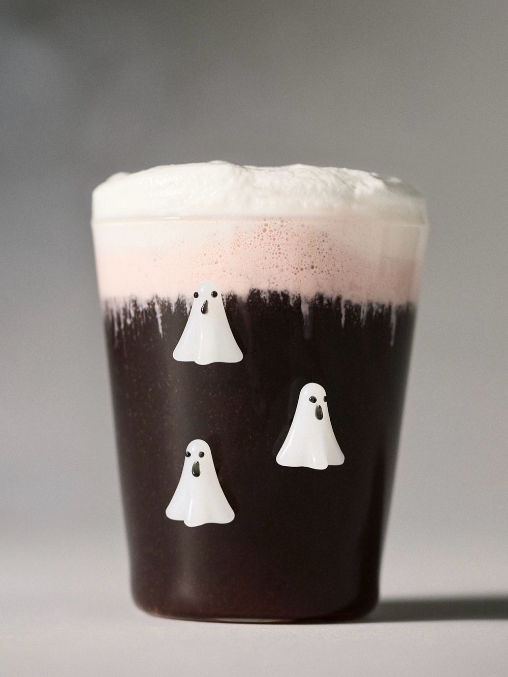 Anthropologie 3D Halloween Icon Juice Glass, Ghost
